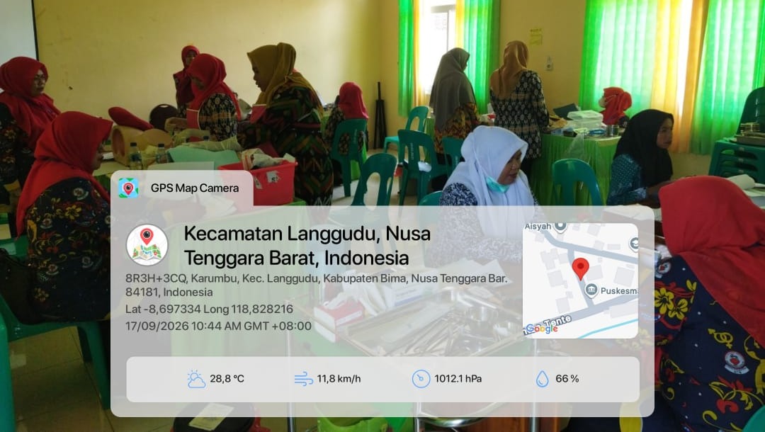 Pastikan Kompetensi dan Mutu Layanan, Puluhan Tenaga Kesehatan Puskesmas Langgudu Jalani Uji Kredensial